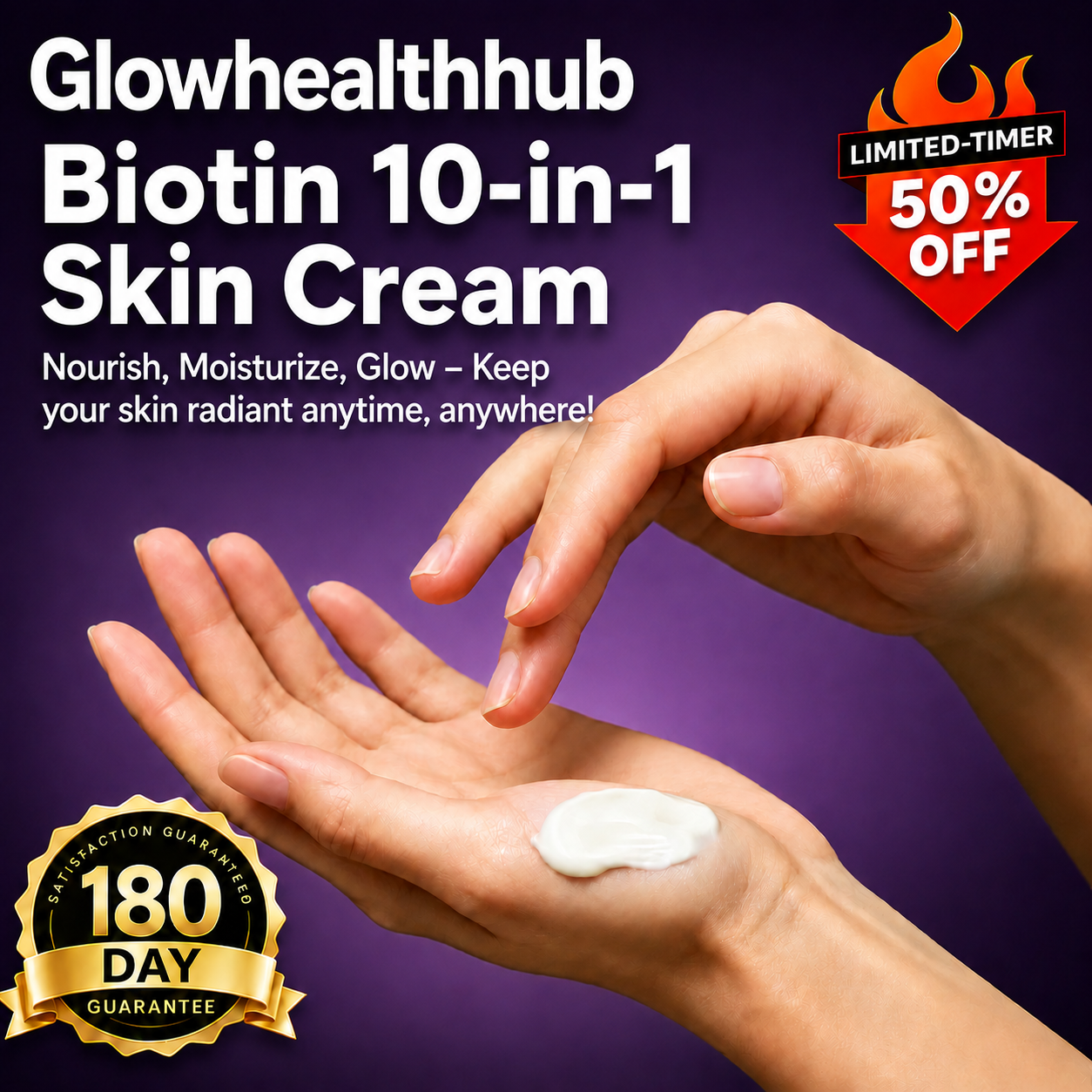 Glowhealthhub 10-in-1 Skin Restoration Cream 🍀